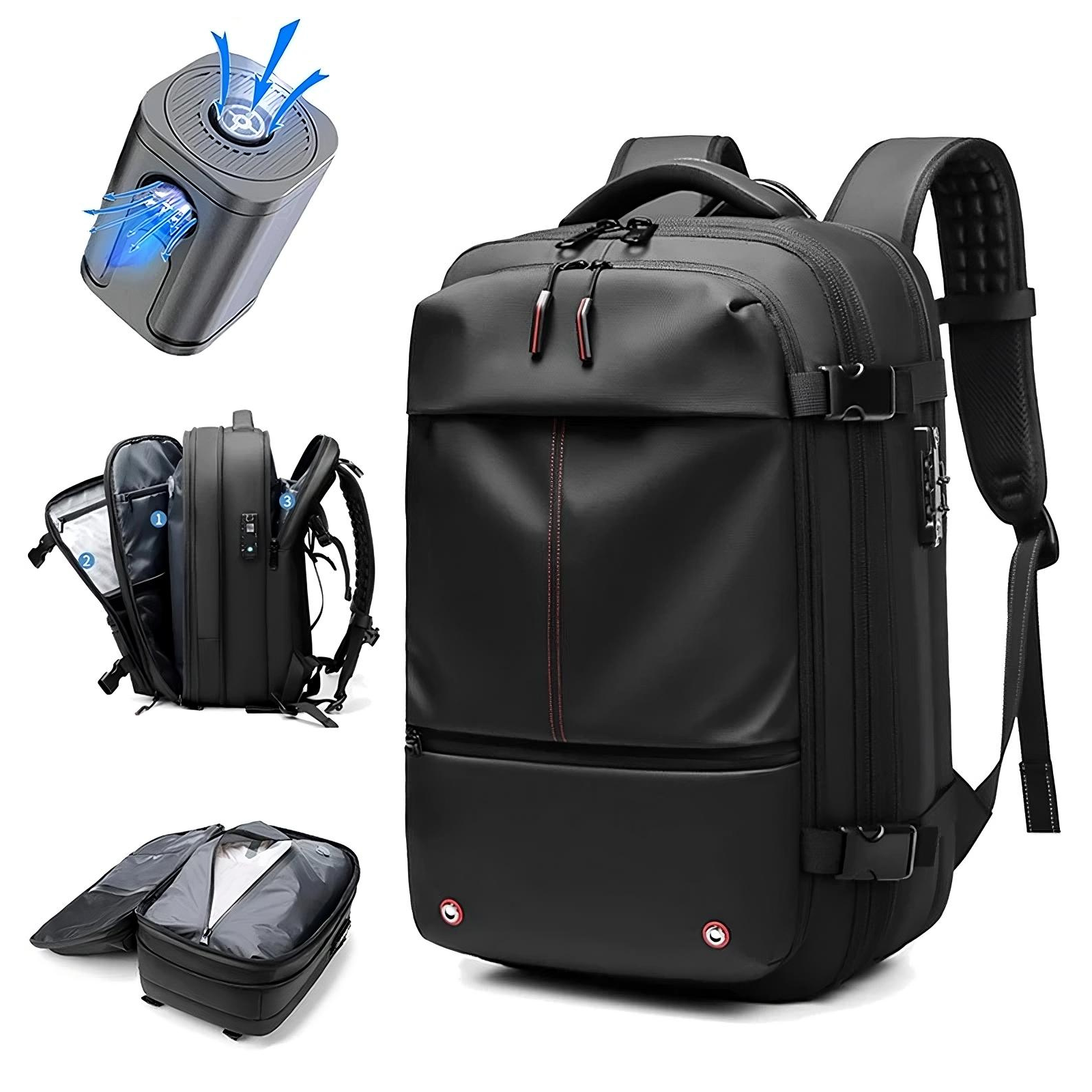 60L Vacuüm Compressie Reistas | Ruimtebesparende handbagage