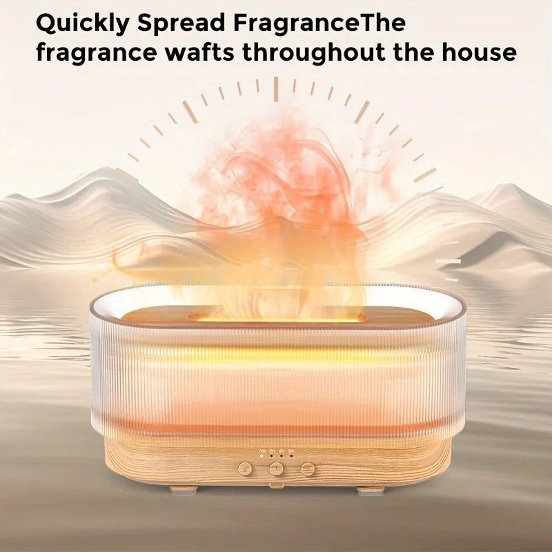 300 ml Lucht Vlam Luchtbevochtiger | Realistisch Vuur Effect Aroma Diffuser