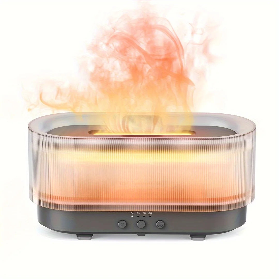 300 ml Lucht Vlam Luchtbevochtiger | Realistisch Vuur Effect Aroma Diffuser