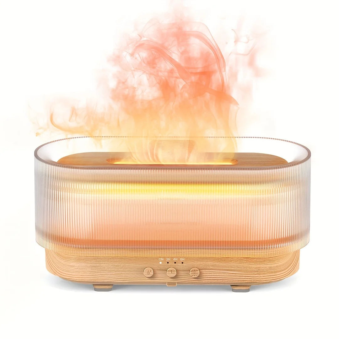 300 ml Lucht Vlam Luchtbevochtiger | Realistisch Vuur Effect Aroma Diffuser