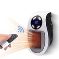 Compacte Wandstopcontactkachel | Digitale Thermostaat & 180° Draaibare Stekker