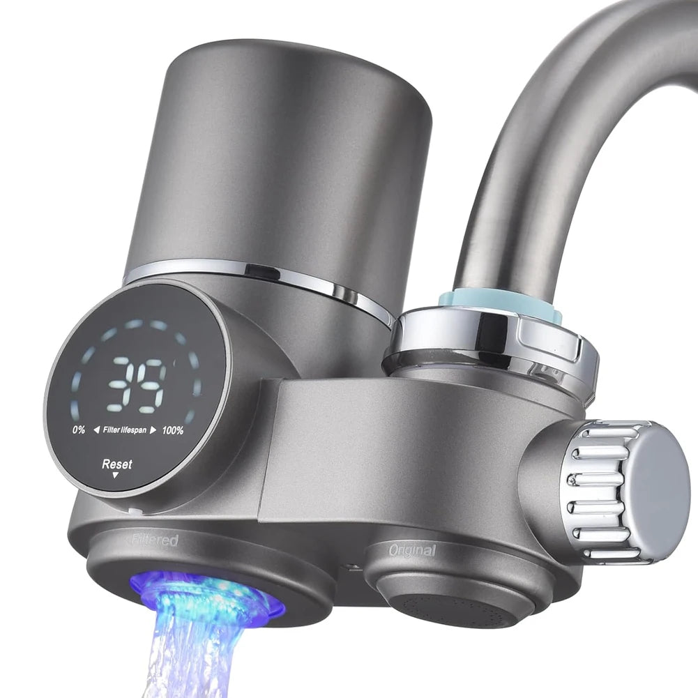 13-traps kraanwaterfilter | UV-zuivering & real-time LED-display