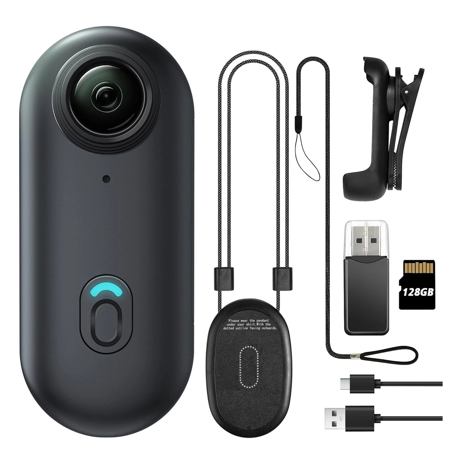 Ultra-lichte 1080P POV-camera | De handsfree duimcamera