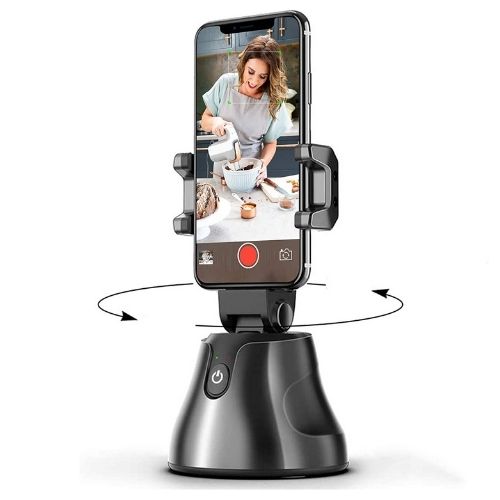 360° AI-telefoonhouder met gezichtsherkenning | Jouw persoonlijke slimme cameraman