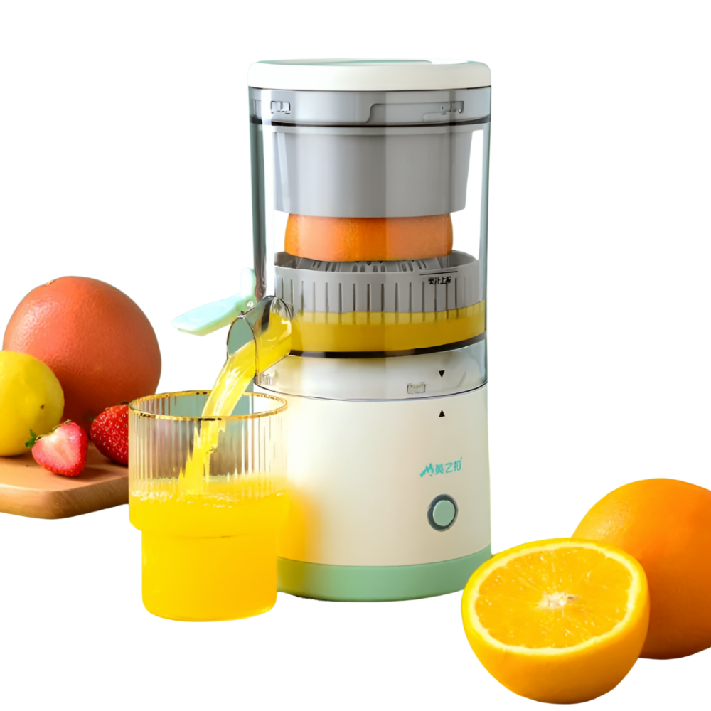 Draadloze automatische citruspers | USB-C oplaadbare slowjuicer