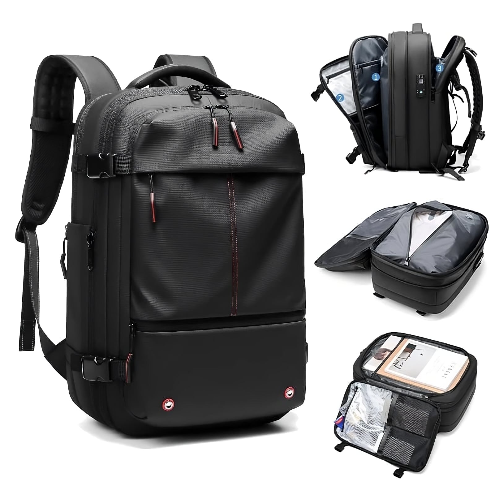 60L Vacuüm Compressie Reistas | Ruimtebesparende handbagage