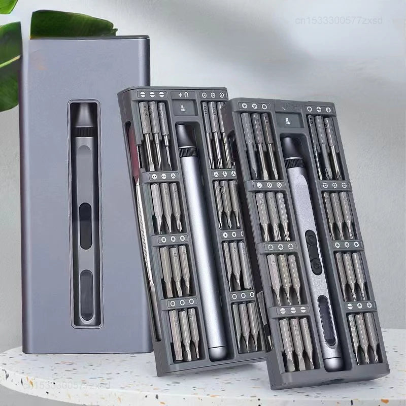 48-in-1 Elektrische Precisie Schroevendraaier Set | 170 RPM Magnetische Reparatie Kit
