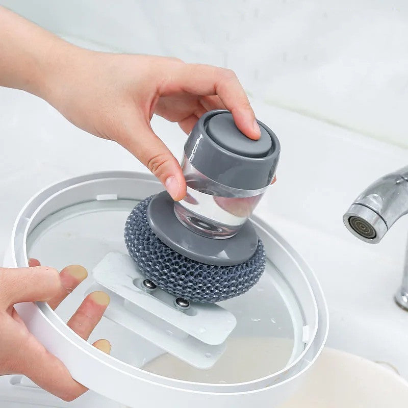Zeepdispenser Afwasborstel | Ergonomische Afwasborstel & Pannenspons