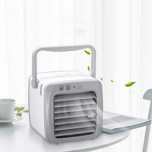 4-in-1 Mini Draagbare Airconditioner | Persoonlijke Desktop Koeler & Luchtbevochtiger