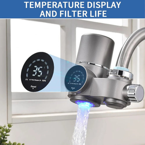 13-traps kraanwaterfilter | UV-zuivering & real-time LED-display