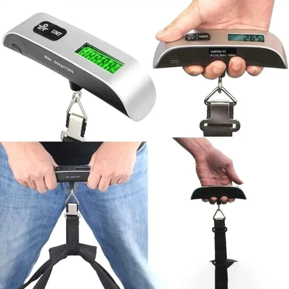 Draagbare Digitale Bagageweegschaal | 110lb/50kg Hoge Precisie Hangweegschaal