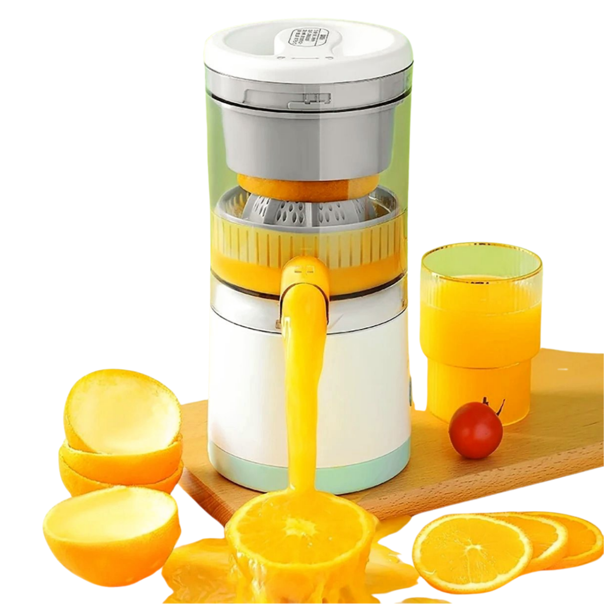 Draadloze automatische citruspers | USB-C oplaadbare slowjuicer