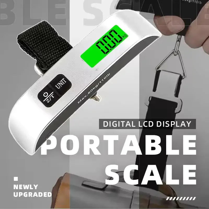 Draagbare Digitale Bagageweegschaal | 110lb/50kg Hoge Precisie Hangweegschaal