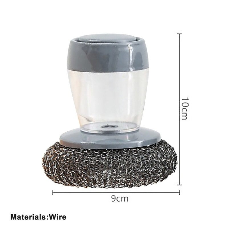 Zeepdispenser Afwasborstel | Ergonomische Afwasborstel & Pannenspons