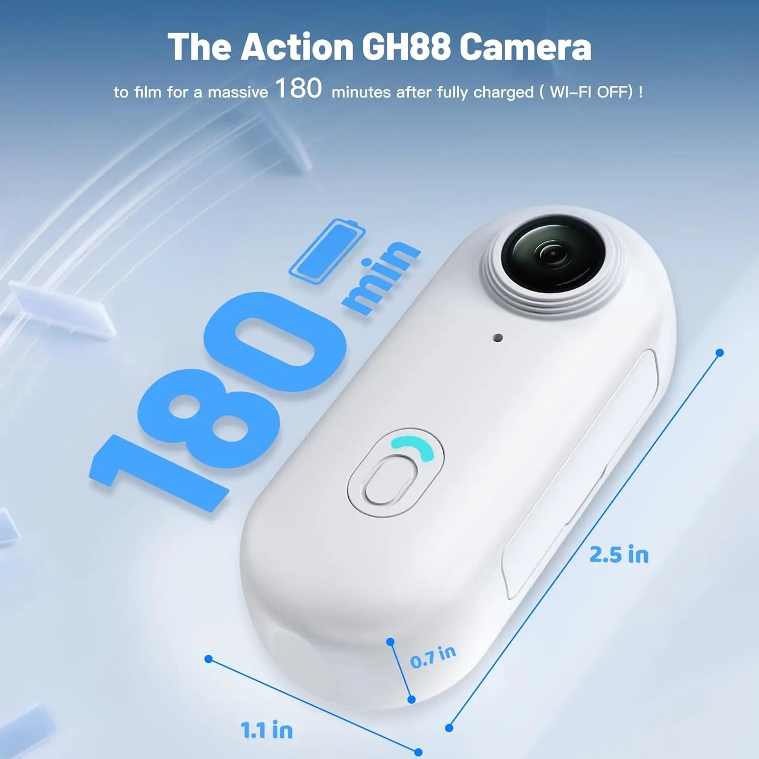 Ultra-lichte 1080P POV-camera | De handsfree duimcamera