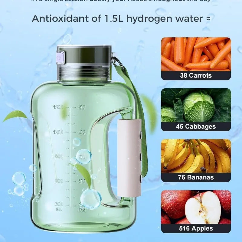 1.5L Waterstofflessengenerator | Geavanceerde SPE/PEM-elektrolyse