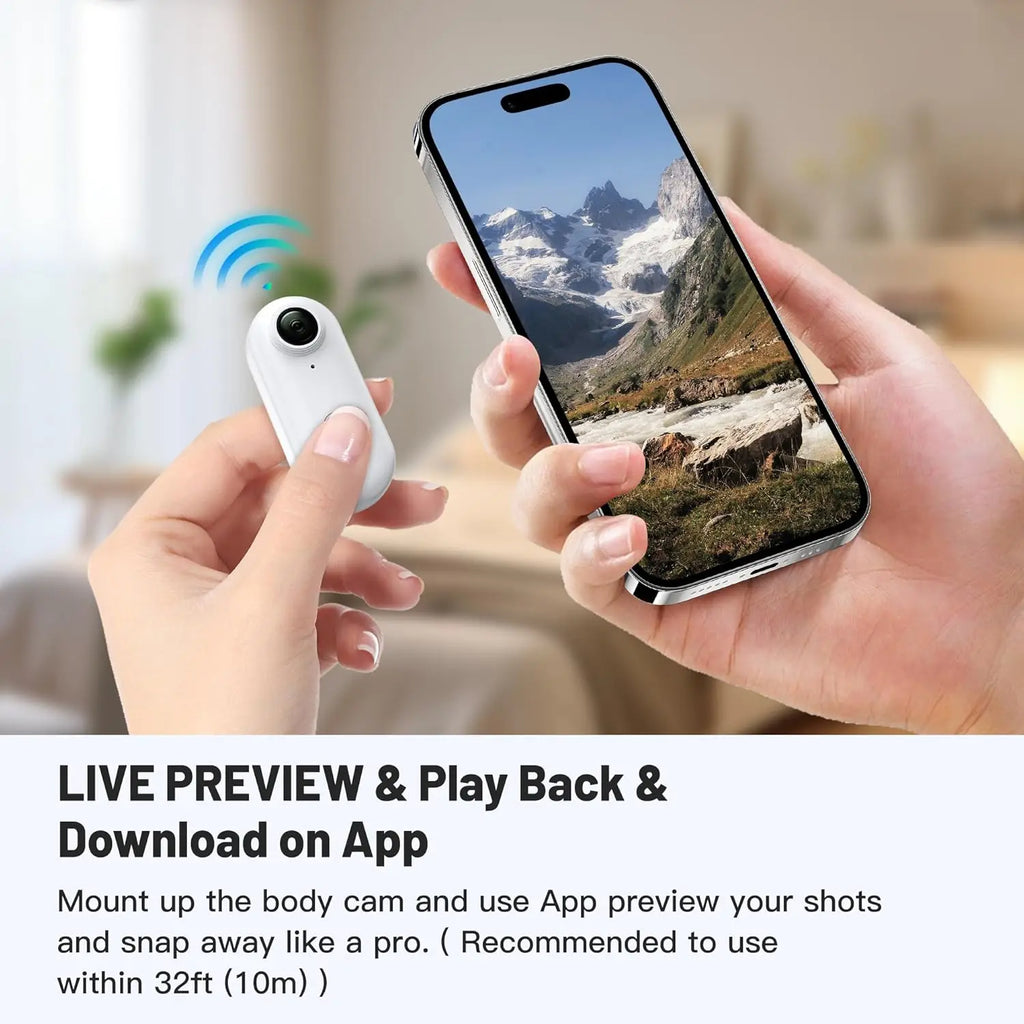Ultra-lichte 1080P POV-camera | De handsfree duimcamera
