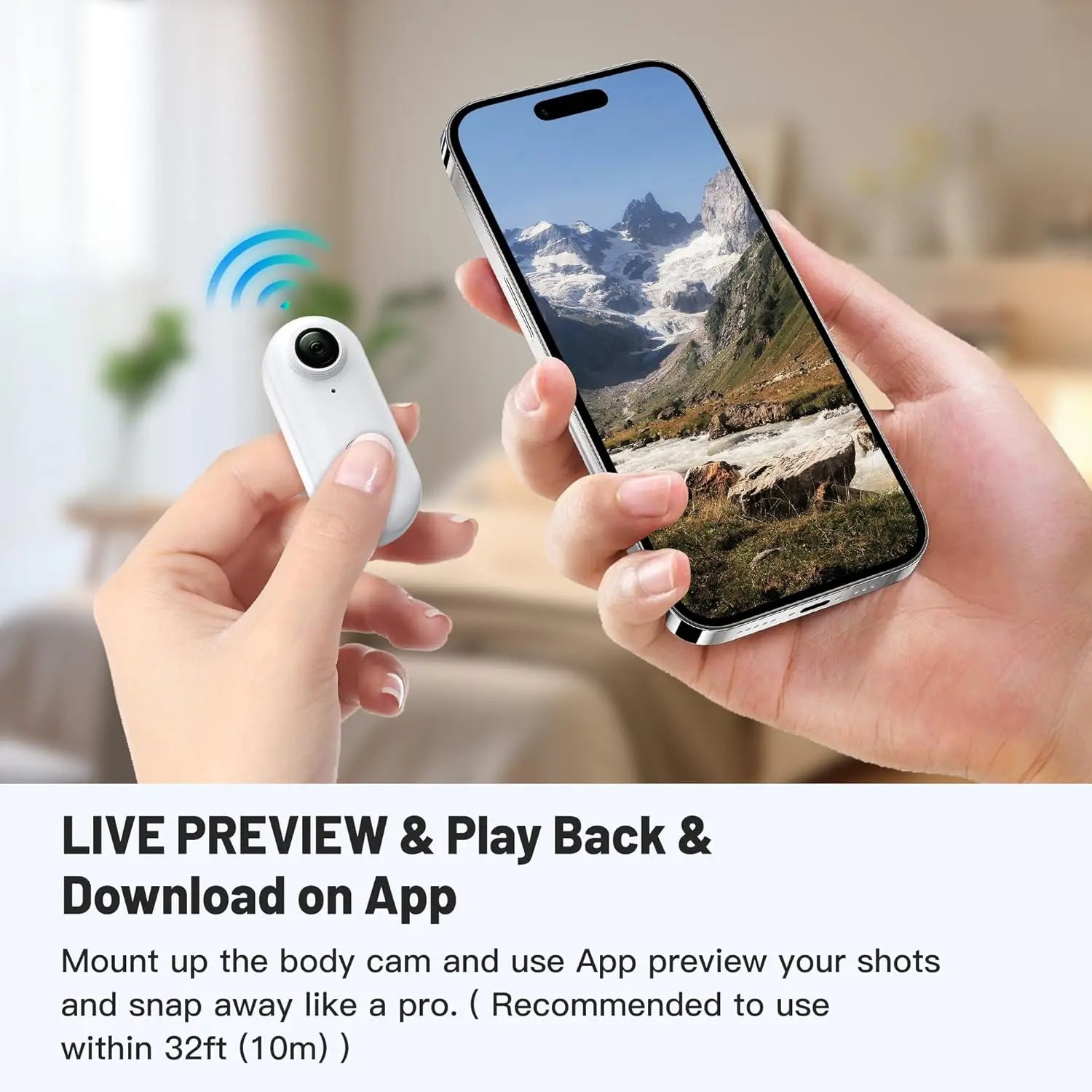 Ultra-lichte 1080P POV-camera | De handsfree duimcamera