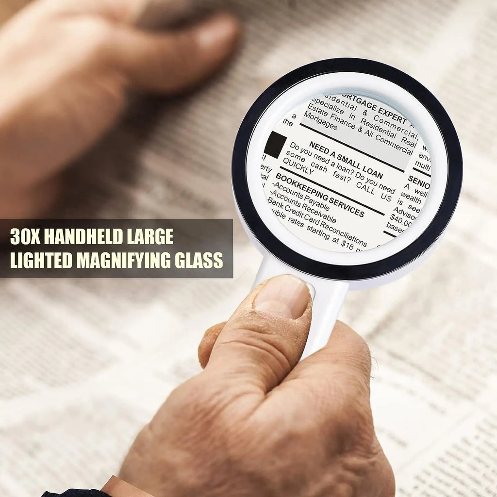 30X Handloep | 12 LED High-Definition Lens