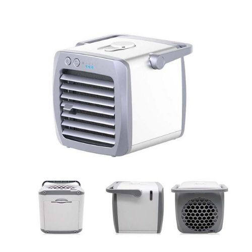 4-in-1 Mini Draagbare Airconditioner | Persoonlijke Desktop Koeler & Luchtbevochtiger