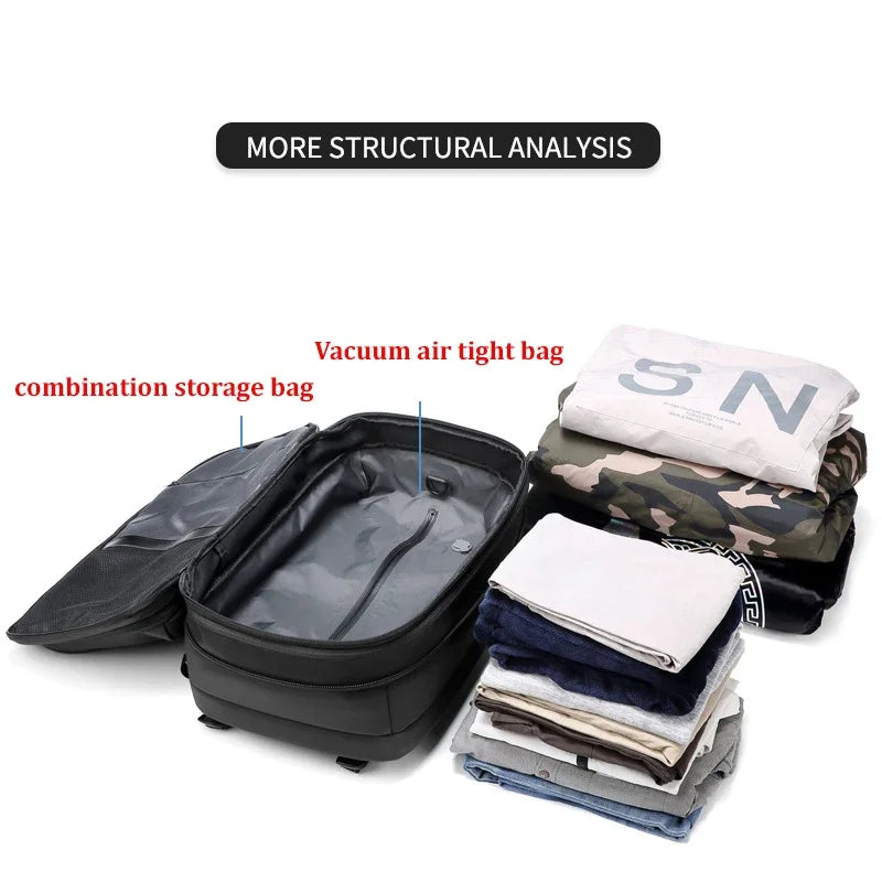 60L Vacuüm Compressie Reistas | Ruimtebesparende handbagage