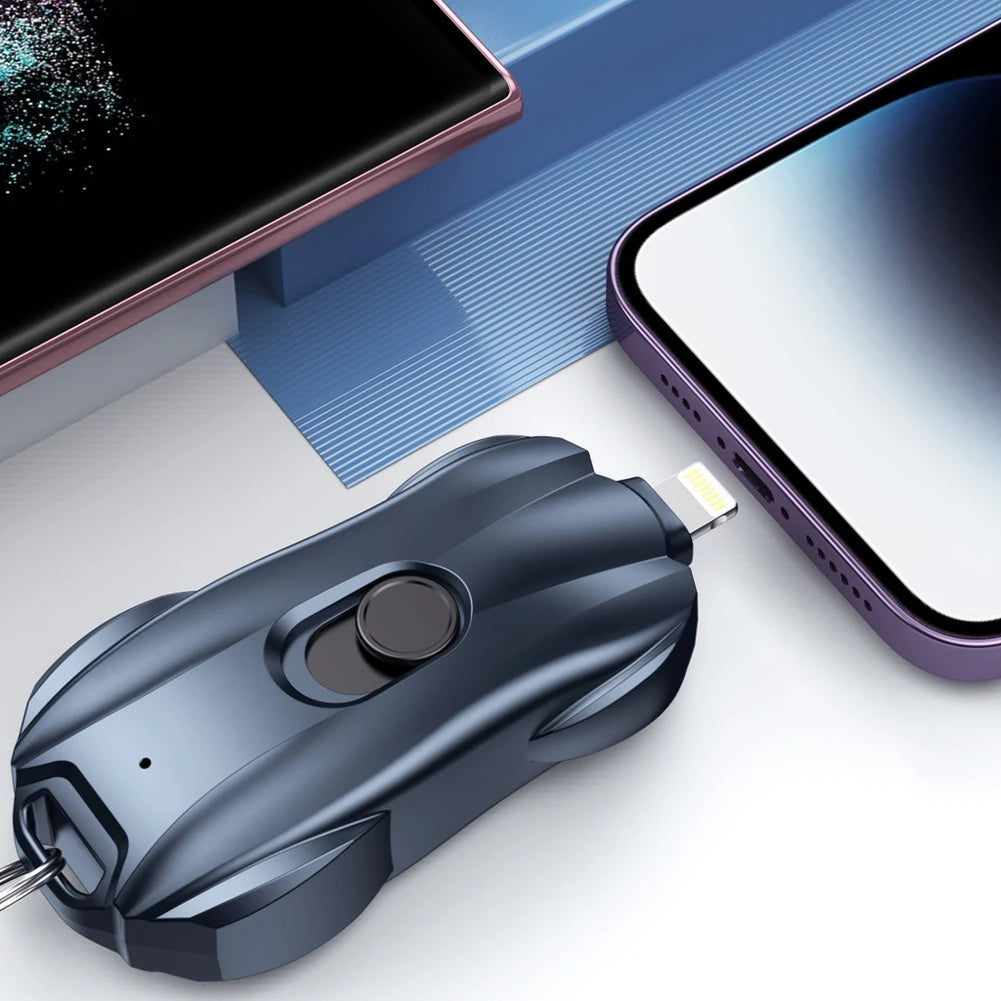 Mini Sleutelhanger Noodstroom Pod | 1500mAh Instant Reserveoplader