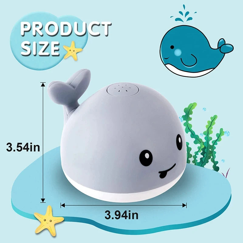 Oplaadbaar walvis badspeeltje met lichtjes