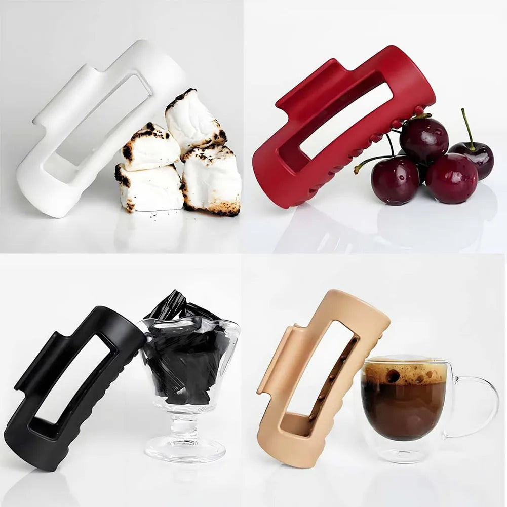 Onbreekbare siliconen zachte haarklem | 10 cm grote antislip grip