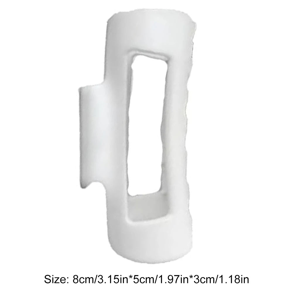 Onbreekbare siliconen zachte haarklem | 10 cm grote antislip grip