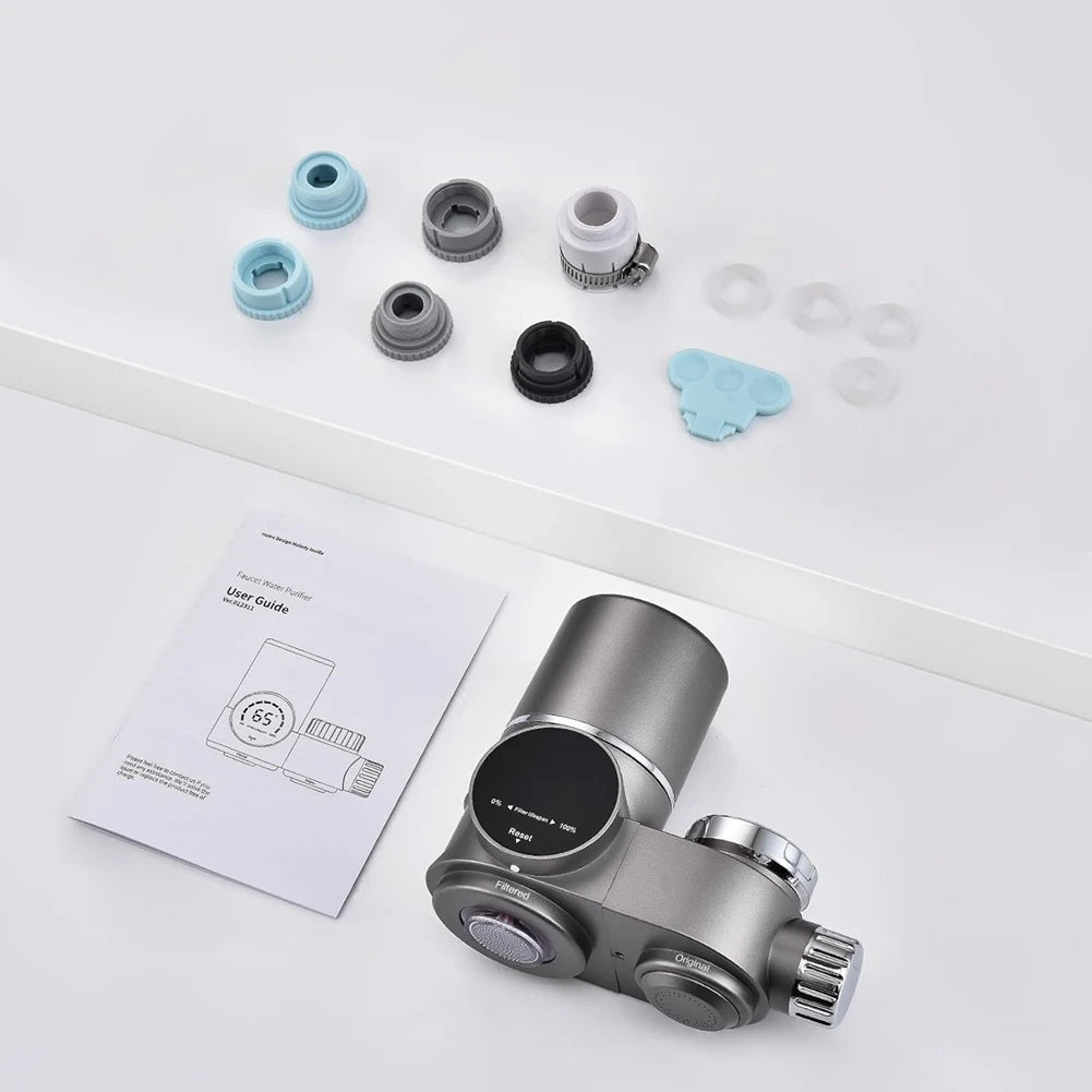 13-traps kraanwaterfilter | UV-zuivering & real-time LED-display