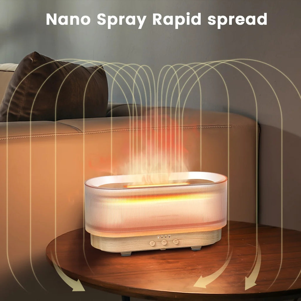 300 ml Lucht Vlam Luchtbevochtiger | Realistisch Vuur Effect Aroma Diffuser