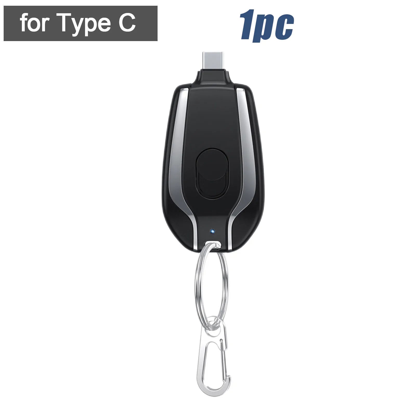 Mini Sleutelhanger Noodstroom Pod | 1500mAh Instant Reserveoplader