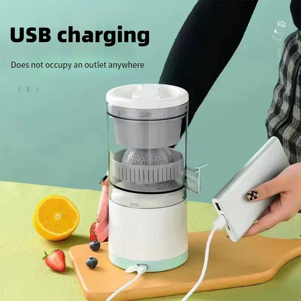 Draadloze automatische citruspers | USB-C oplaadbare slowjuicer