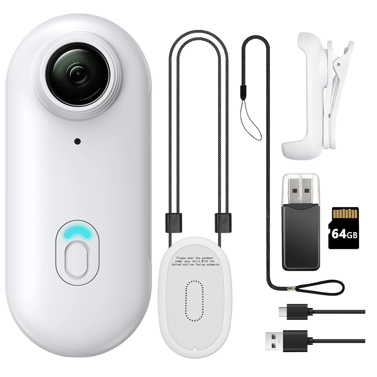 Ultra-lichte 1080P POV-camera | De handsfree duimcamera
